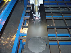 cutting 0,8 mm thick sheet metal